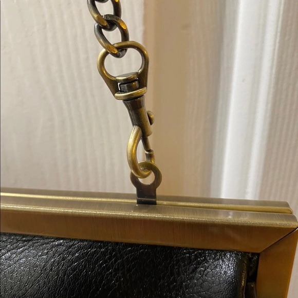 Patricia Nash Athena Printed Haircalf Leather Frame Bag/Clutch - Tiger NWT - Picture 6 of 12